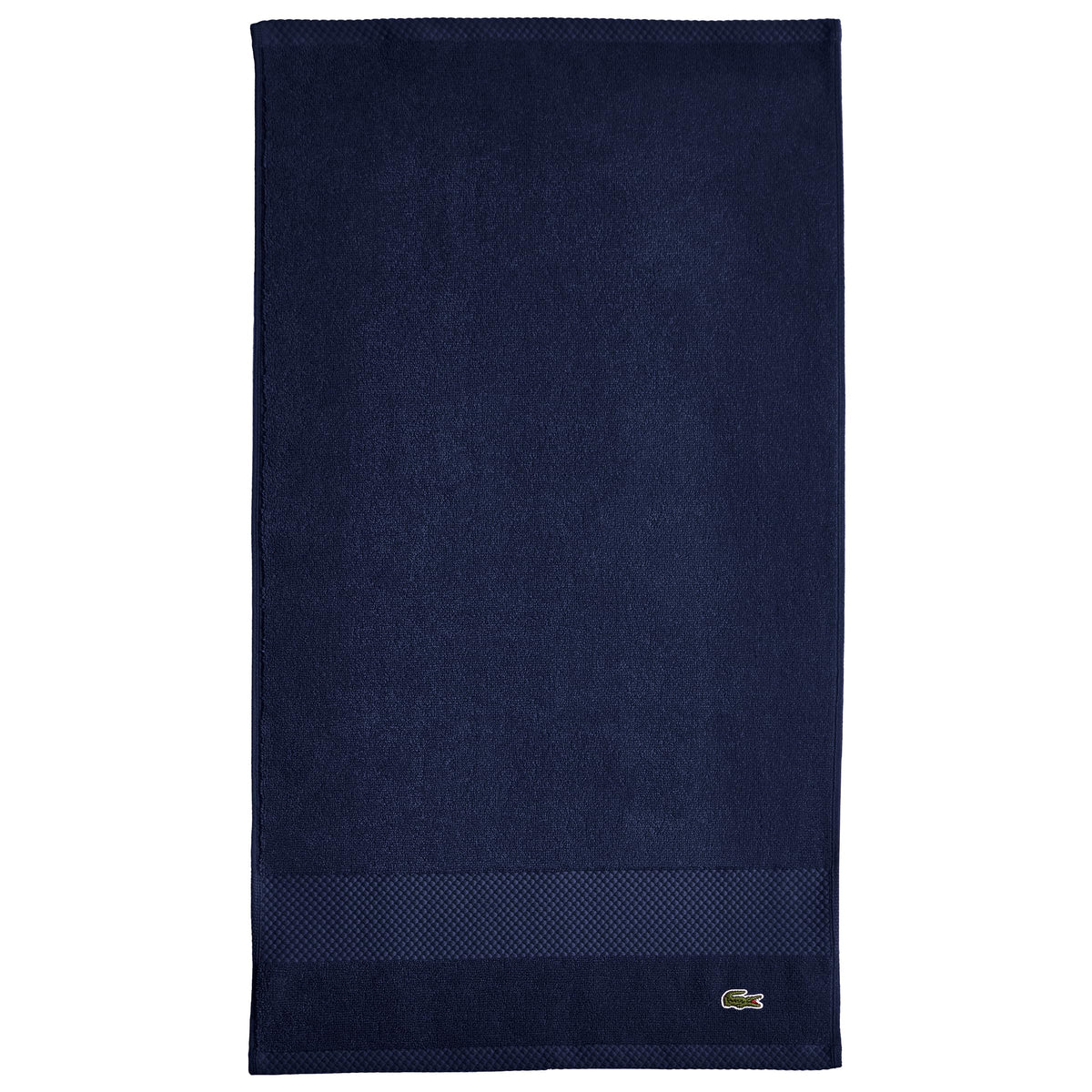 Lacoste Heritage 100% Supima Cotton Bath Towel 30" x 54", White