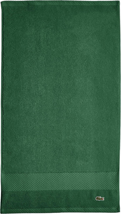 Lacoste Heritage 100% Supima Cotton Bath Towel 30" x 54", White