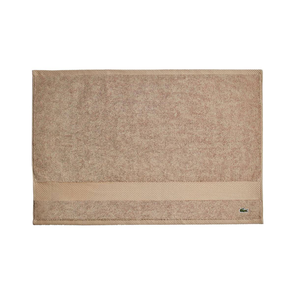 Lacoste Heritage 100% Supima Cotton Bath Towel 30" x 54", White