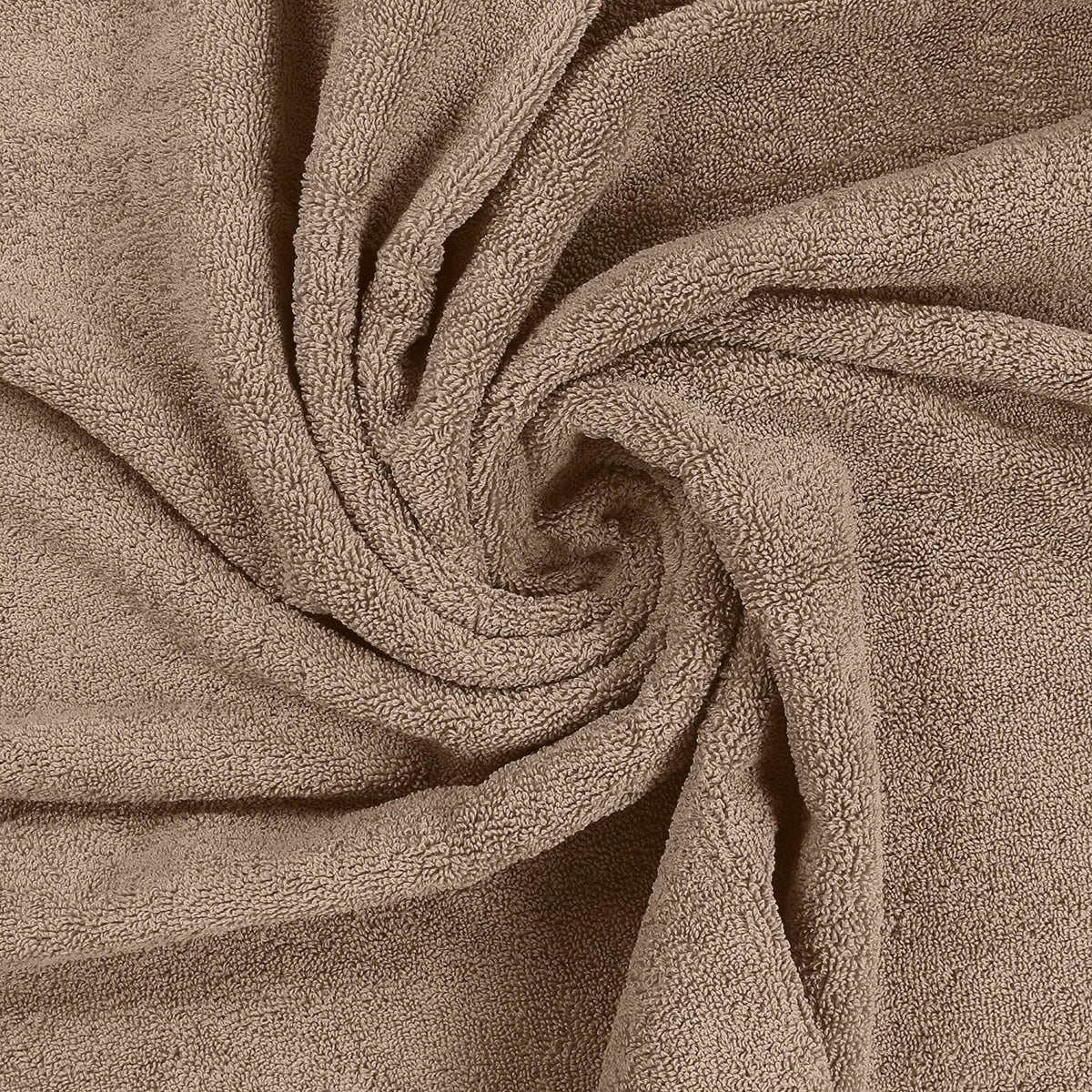 MyPillow MyTowels 6 Piece Towel Set - 100% Cotton Soft Absorbent Towels for Bathroom, 2 Bath Towels, 2 Hand Towels, 2 Washcloths [MyTowels 6-Piece Set, Khaki]
