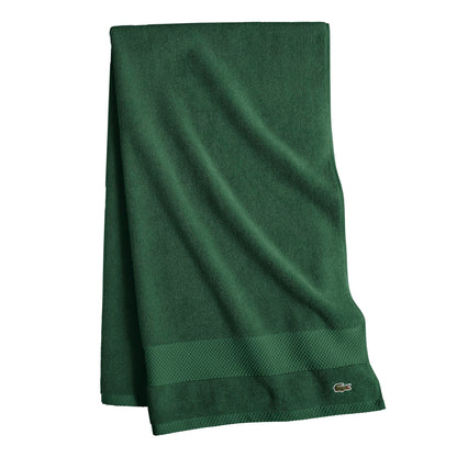 Lacoste Heritage 100% Supima Cotton Bath Towel 30" x 54", White