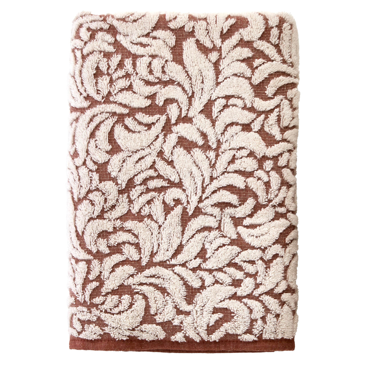SKL Home Distressed Leaves Hand Towel Set-2pc, Turkish Cotton, Denim Blue