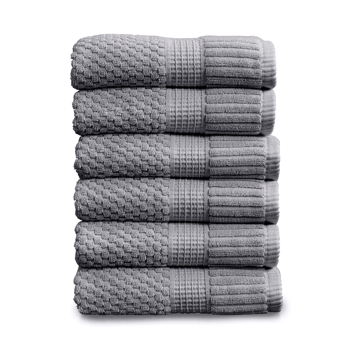 NY Loft 100% Cotton 4-Pack Bath Towel Set | White | Oeko-TEX | Quick-Dry