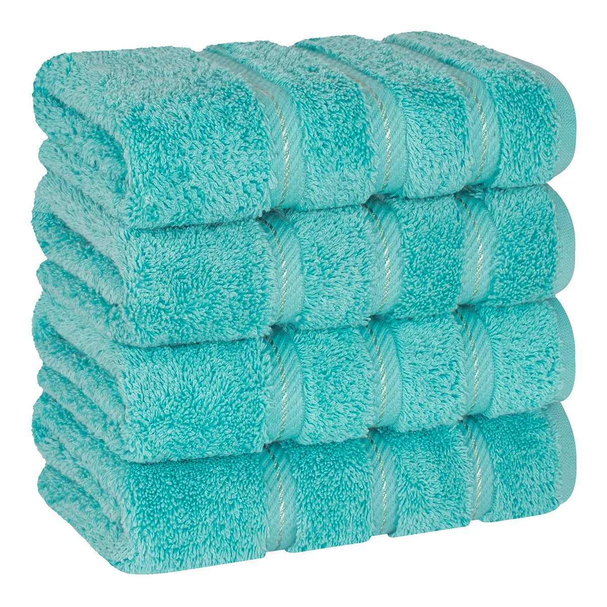 American Soft Linen 100% Cotton Luxury Turkish Towels, 4 PC Bath Towel Set
