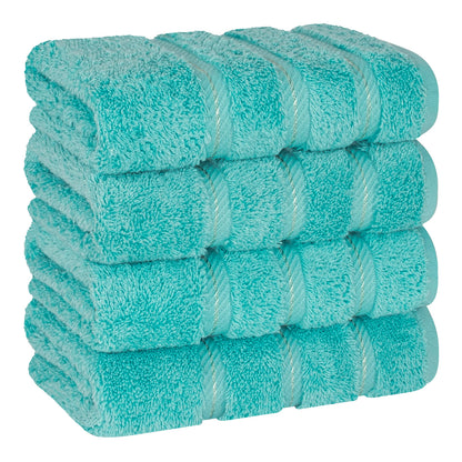 American Soft Linen 100% Cotton Luxury Turkish Towels, 4 PC Bath Towel Set