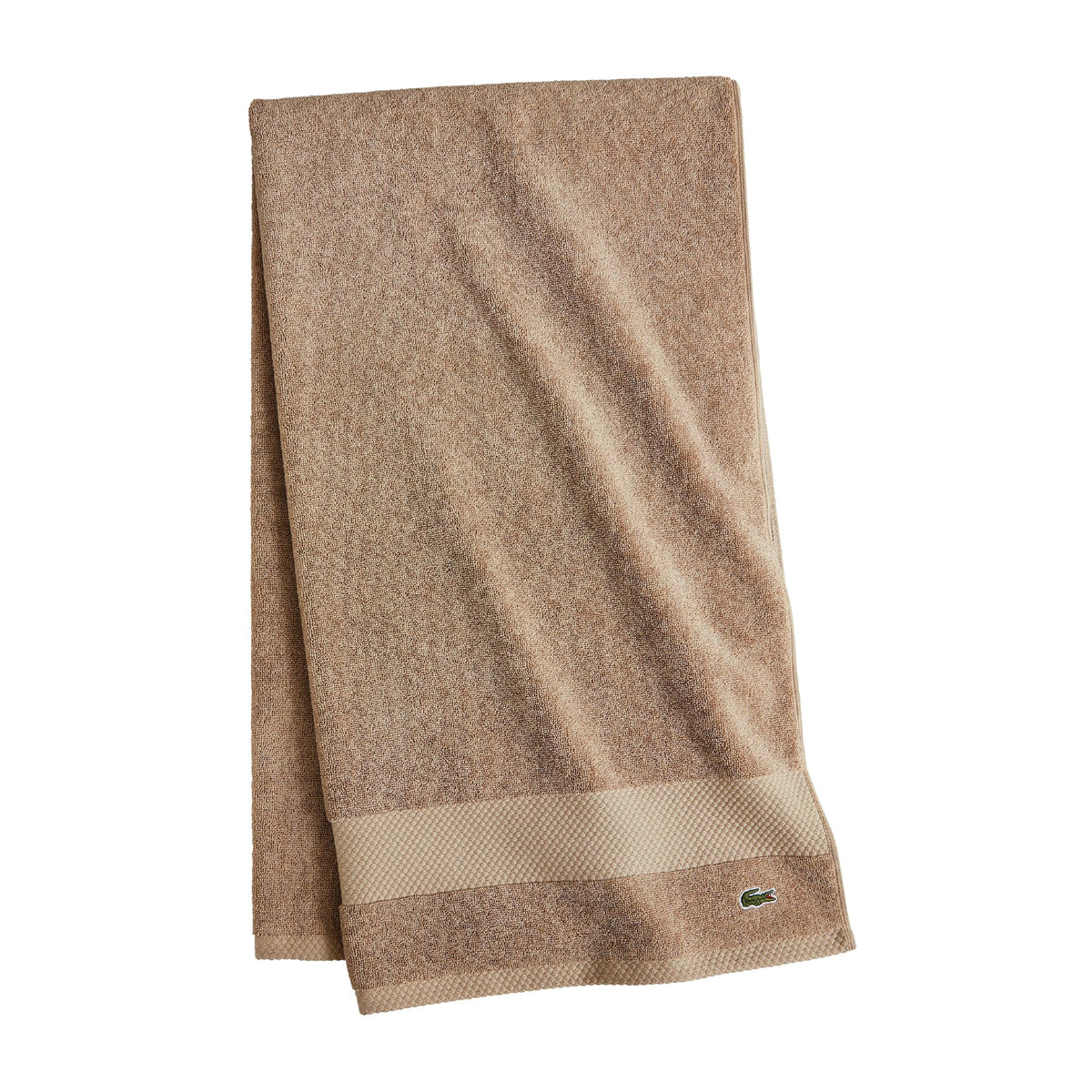 Lacoste Heritage 100% Supima Cotton Bath Towel 30" x 54", White