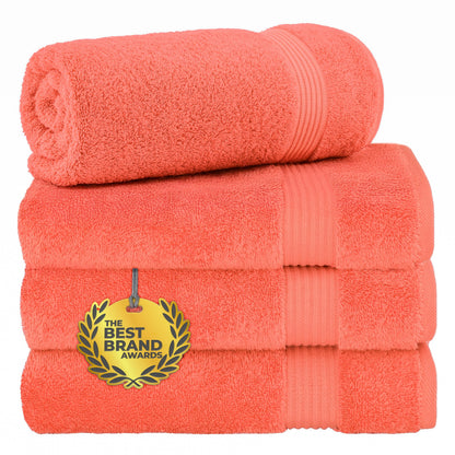 Cotton Paradise 100% Cotton Turkish Towel Set, Soft Absorbent Quick Dry, 6 Piece Towel Set, Beige