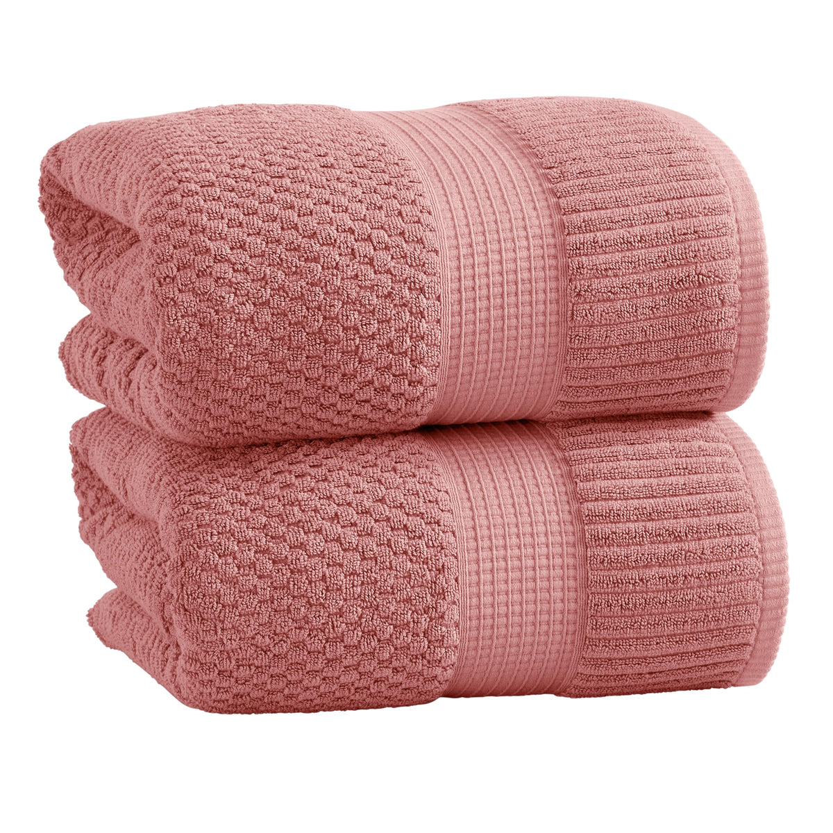 NY Loft 100% Cotton 4-Pack Bath Towel Set | White | Oeko-TEX | Quick-Dry
