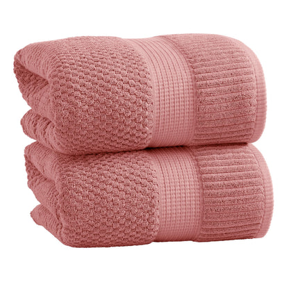 NY Loft 100% Cotton 4-Pack Bath Towel Set | White | Oeko-TEX | Quick-Dry