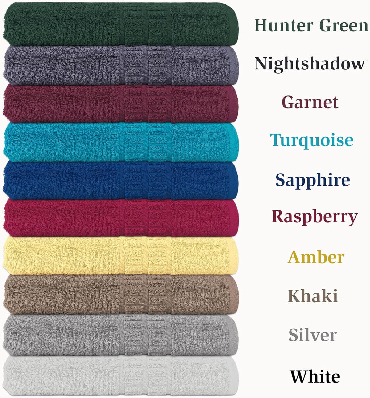 MyPillow MyTowels 6 Piece Towel Set - 100% Cotton Soft Absorbent Towels for Bathroom, 2 Bath Towels, 2 Hand Towels, 2 Washcloths [MyTowels 6-Piece Set, Khaki]