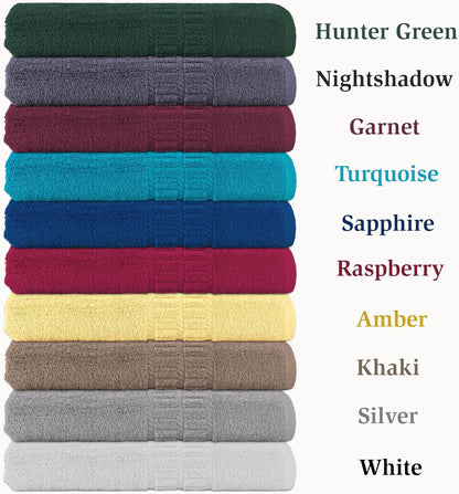 MyPillow MyTowels 6 Piece Towel Set - 100% Cotton Soft Absorbent Towels for Bathroom, 2 Bath Towels, 2 Hand Towels, 2 Washcloths [MyTowels 6-Piece Set, Khaki]