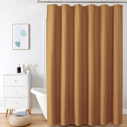 OVZME Berry Cute Shower Curtain, Embossed Textured Fabric Shower Curtain for Bathroom - Soft Cloth & Hotel Spa Luxury, Water Repellent, Machine Washable Shower Curtain, 72X72, Glacier Blue
