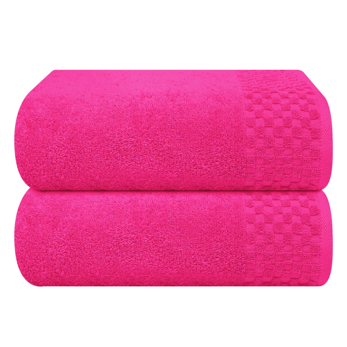 MyOwn Premium Cotton 6 Pack Towel Set for Bathroom, Contains 2 Bath Towels 28x55 inch, 2 Hand Towels 16x24 inch & 2 Wash Coths 12x12 inch, Ideal Everyday use, Compact & Lightweight - Black