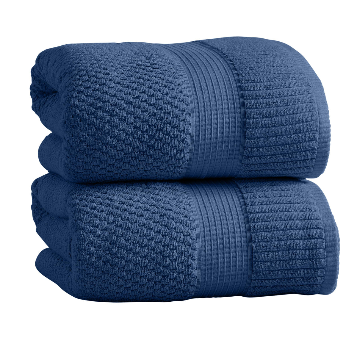 NY Loft 100% Cotton 4-Pack Bath Towel Set | White | Oeko-TEX | Quick-Dry