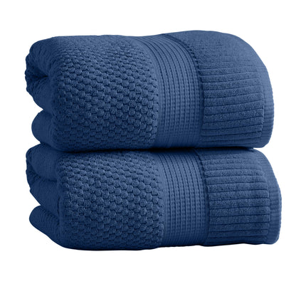 NY Loft 100% Cotton 4-Pack Bath Towel Set | White | Oeko-TEX | Quick-Dry
