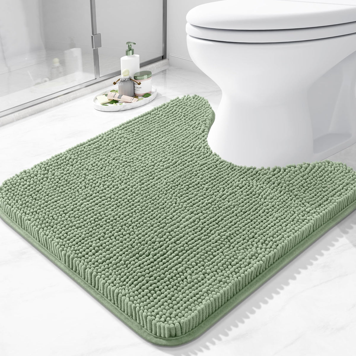 Arotive Bathroom Rugs 24x16, Soft Absorbent Shaggy Chenille Bath Rugs