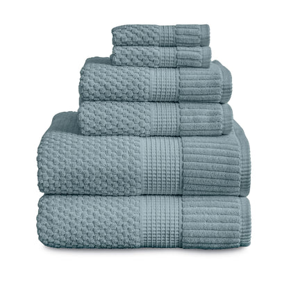 NY Loft 100% Cotton 4-Pack Bath Towel Set | White | Oeko-TEX | Quick-Dry
