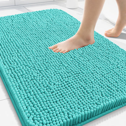 Arotive Bathroom Rugs 24x16, Soft Absorbent Shaggy Chenille Bath Rugs