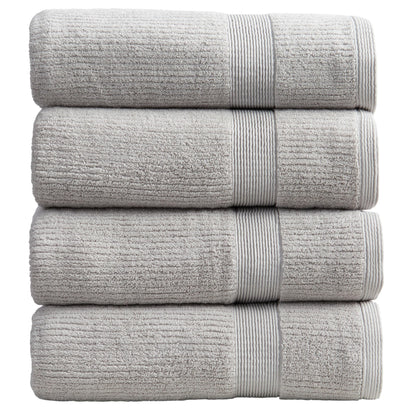 Springtree Home 100% Cotton Bath Towel Set | 6-Piece Set | Textured | Blue