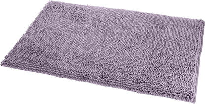 Amazon Basics Bathroom Rugs, Extra Soft Absorbent Shag Bath Rugs, Non-Slip Backing, Quick Drying, Machine Washable, Plush Comfort for Bathroom Floor, Tub and Shower, 21" x 34", Seafoam Green