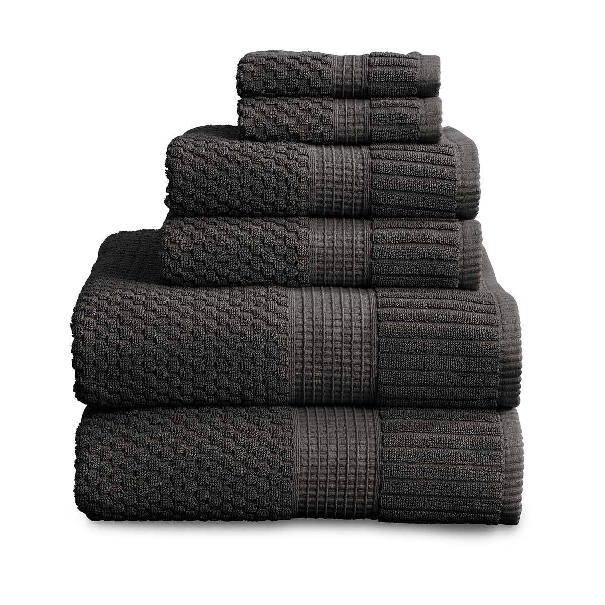 NY Loft 100% Cotton 4-Pack Bath Towel Set | White | Oeko-TEX | Quick-Dry