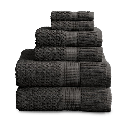 NY Loft 100% Cotton 4-Pack Bath Towel Set | White | Oeko-TEX | Quick-Dry