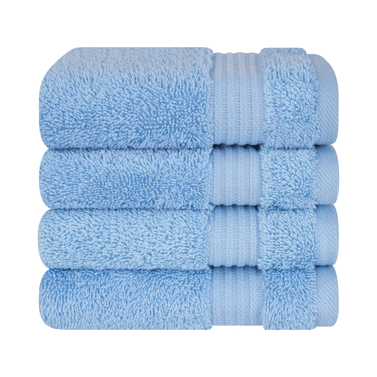 Cotton Paradise 100% Cotton Turkish Towel Set, Soft Absorbent Quick Dry, 6 Piece Towel Set, Beige