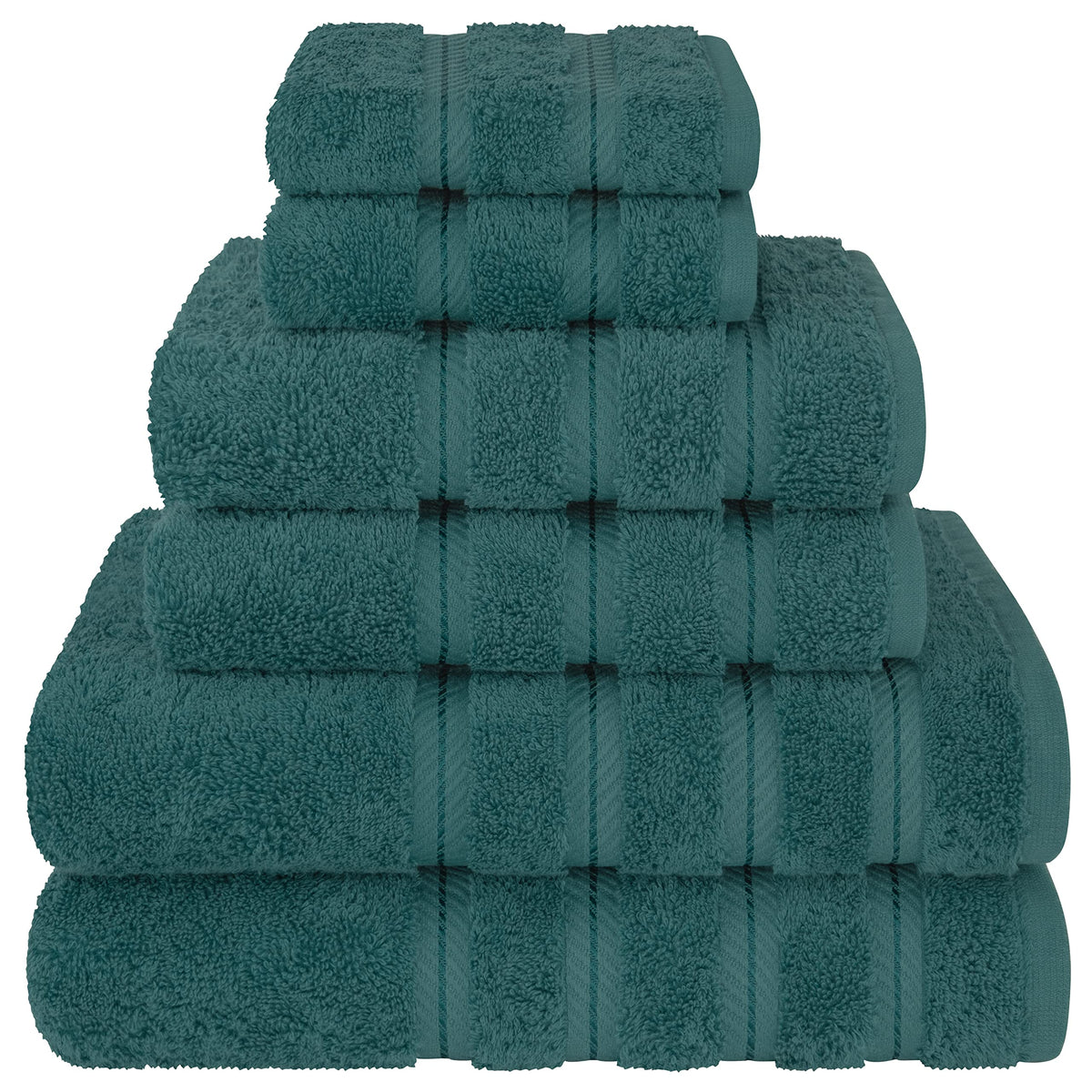 American Soft Linen 100% Cotton Luxury Turkish Towels, 4 PC Bath Towel Set