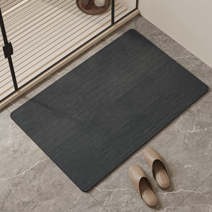 Mecko Bath Mat 16"x24",Ultra Thin Bathroom Rug fit Under Door Light Blue