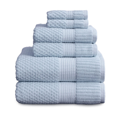 NY Loft 100% Cotton 4-Pack Bath Towel Set | White | Oeko-TEX | Quick-Dry