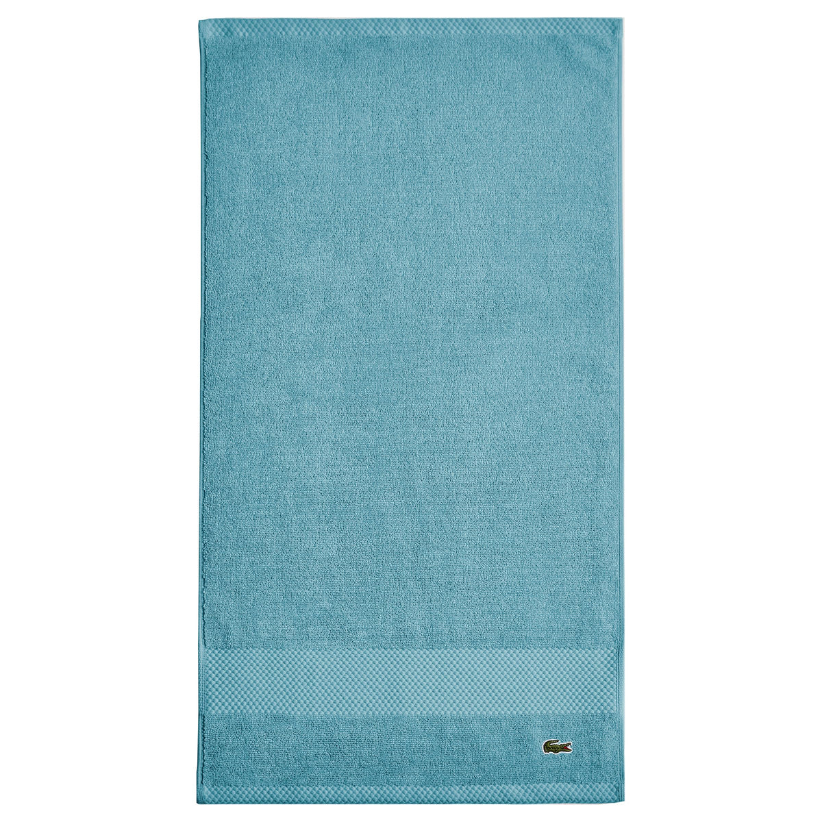 Lacoste Heritage 100% Supima Cotton Bath Towel 30" x 54", White