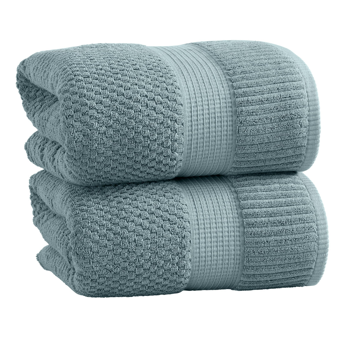 NY Loft 100% Cotton 4-Pack Bath Towel Set | White | Oeko-TEX | Quick-Dry