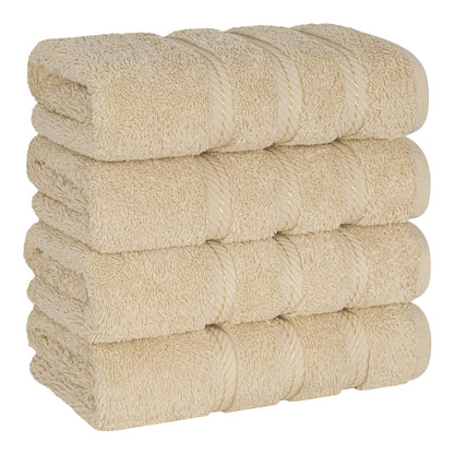 American Soft Linen 100% Cotton Luxury Turkish Towels, 4 PC Bath Towel Set