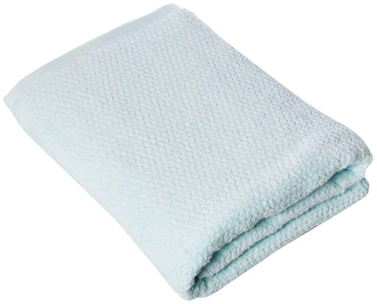Everplush Diamond Jacquard 6 Pieces Bath Towel Set, Luxury Super Soft Oversized Towels, Highly Absorbent Diamond Jacquard Quick Dry Bath Towel for Bathroom Navy Blue Towel Set