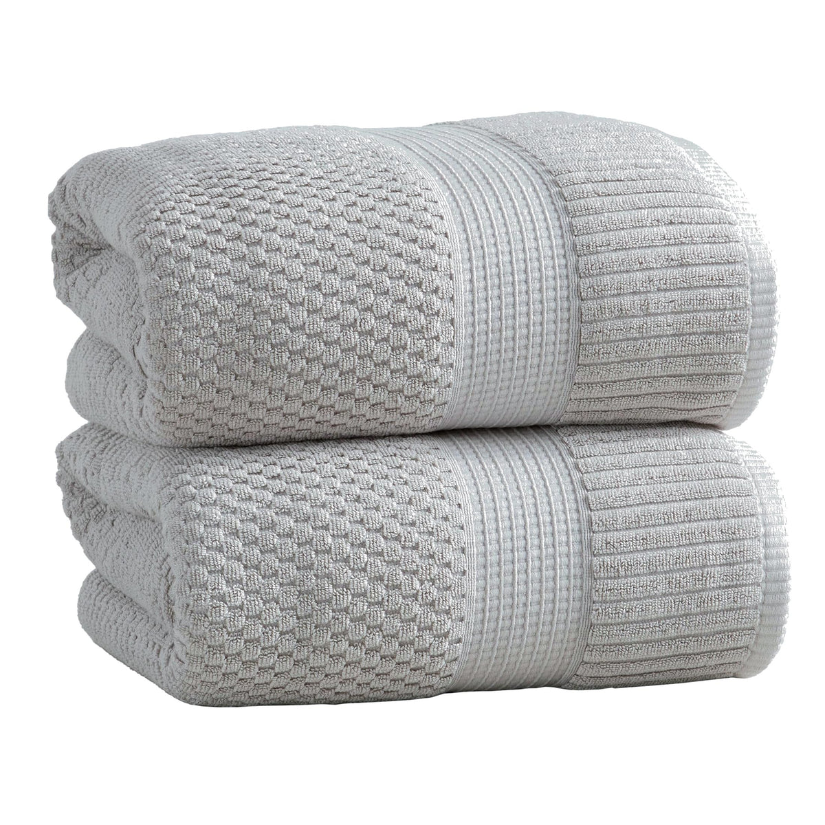 NY Loft 100% Cotton 4-Pack Bath Towel Set | White | Oeko-TEX | Quick-Dry
