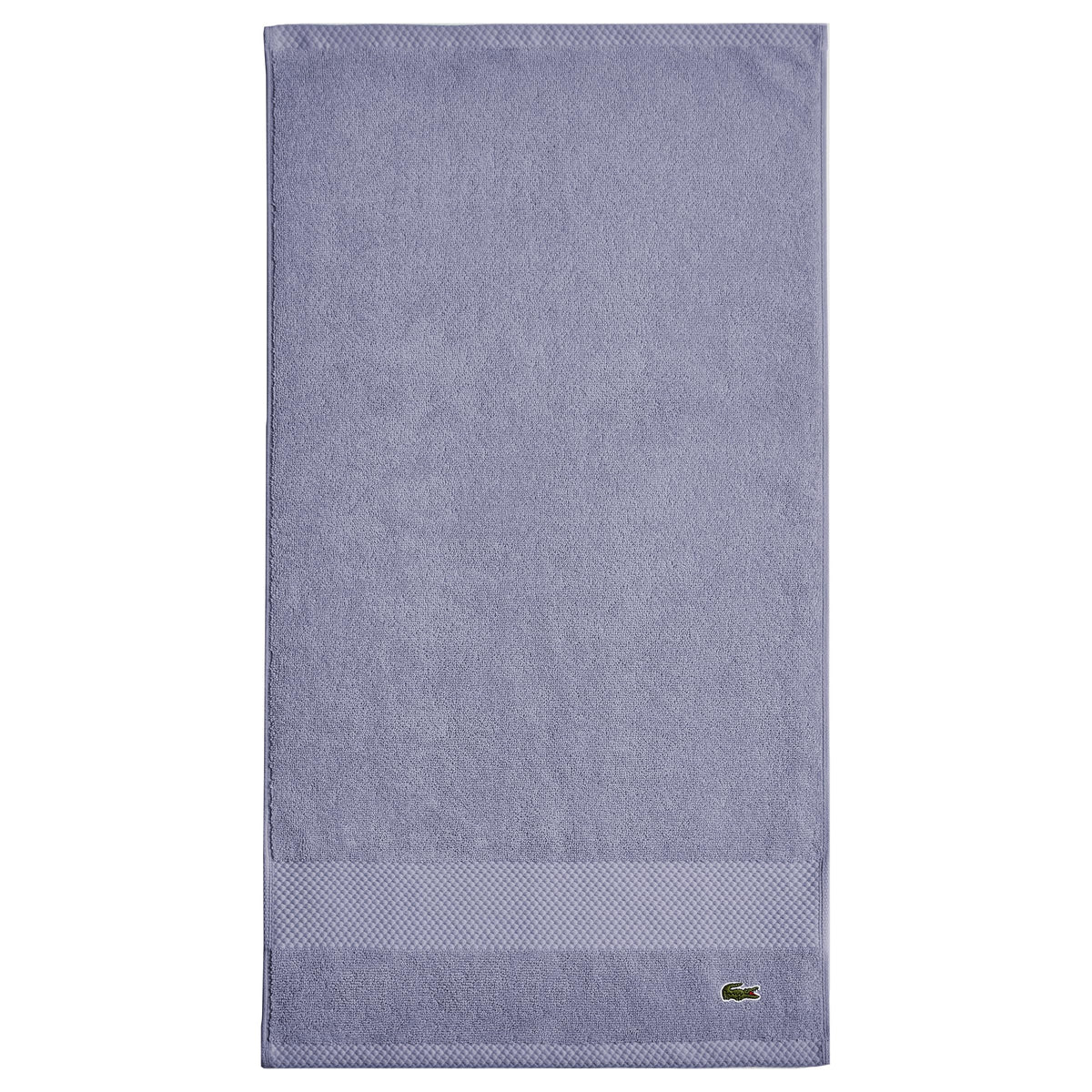 Lacoste Heritage 100% Supima Cotton Bath Towel 30" x 54", White