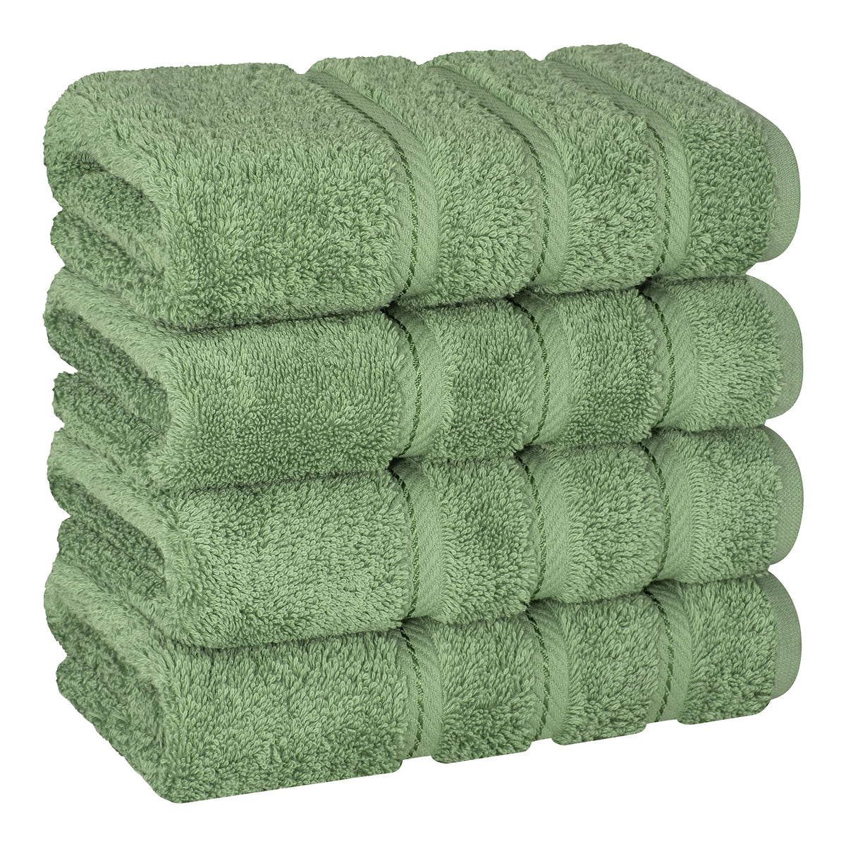 American Soft Linen 100% Cotton Luxury Turkish Towels, 4 PC Bath Towel Set