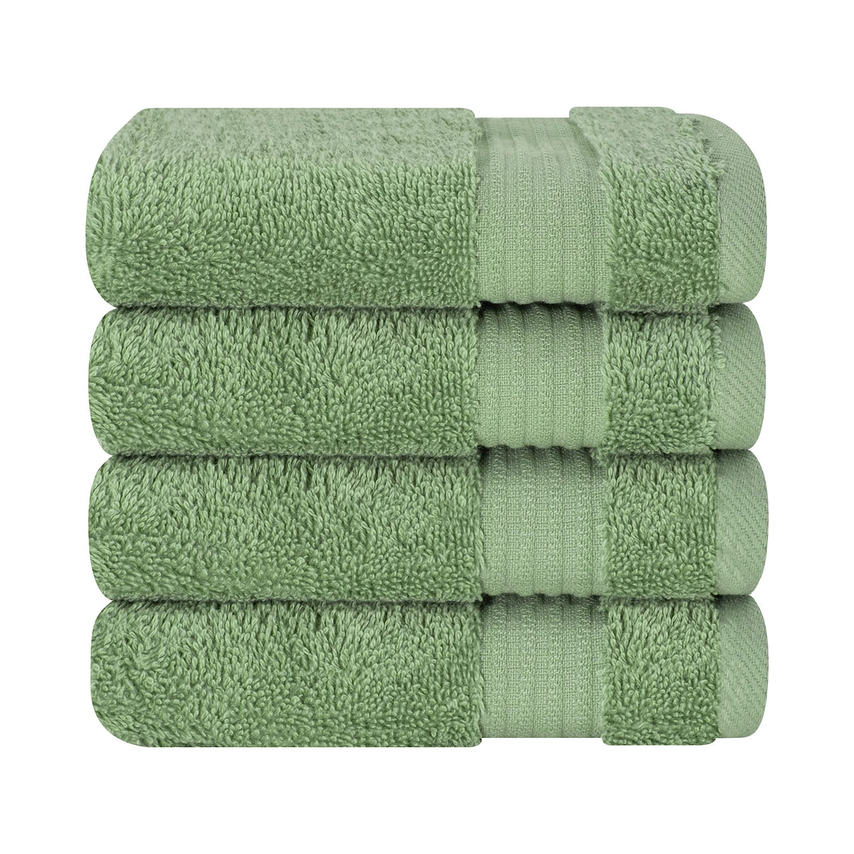 Cotton Paradise 100% Cotton Turkish Towel Set, Soft Absorbent Quick Dry, 6 Piece Towel Set, Beige