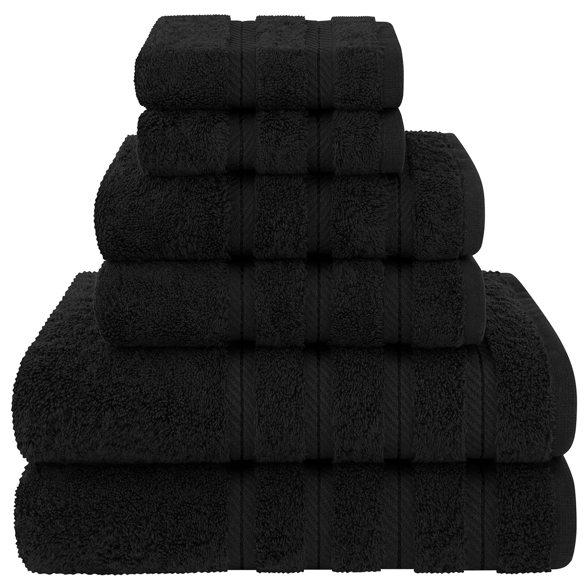American Soft Linen 100% Cotton Luxury Turkish Towels, 4 PC Bath Towel Set