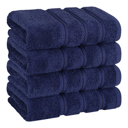 American Soft Linen 100% Cotton Luxury Turkish Towels, 4 PC Bath Towel Set