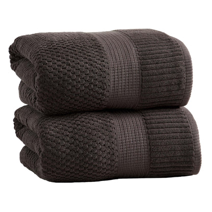 NY Loft 100% Cotton 4-Pack Bath Towel Set | White | Oeko-TEX | Quick-Dry
