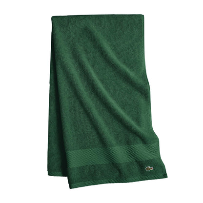 Lacoste Heritage 100% Supima Cotton Bath Towel 30" x 54", White