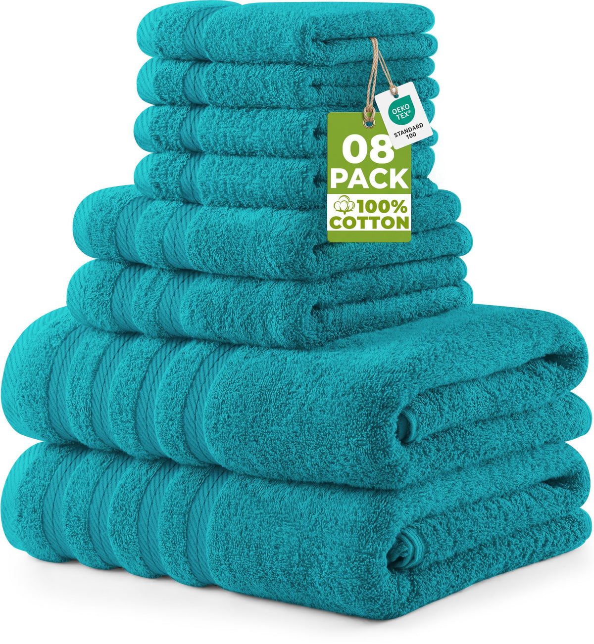 Utopia Towels 4 Pack XL Bath Towels, 30x60 in, Cotton, Grey