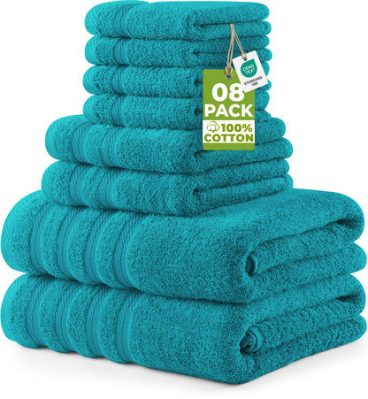 Utopia Towels 4 Pack XL Bath Towels, 30x60 in, Cotton, Grey