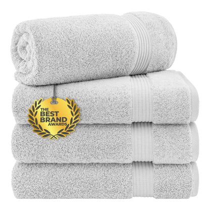 Cotton Paradise 100% Cotton Turkish Towel Set, Soft Absorbent Quick Dry, 6 Piece Towel Set, Beige