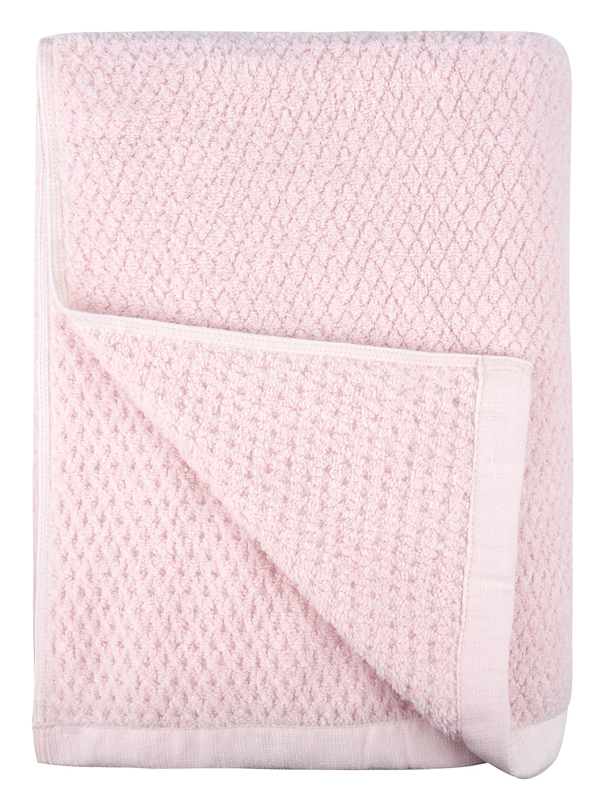 Everplush Diamond Jacquard 6 Pieces Bath Towel Set, Luxury Super Soft Oversized Towels, Highly Absorbent Diamond Jacquard Quick Dry Bath Towel for Bathroom Navy Blue Towel Set