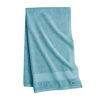 Lacoste Heritage 100% Supima Cotton Bath Towel 30" x 54", White