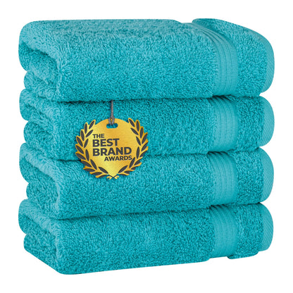 Cotton Paradise 100% Cotton Turkish Towel Set, Soft Absorbent Quick Dry, 6 Piece Towel Set, Beige