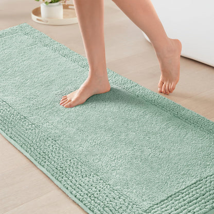 Madison Park Splendor Reversible 100% Cotton Bath Rug, 21 x 34, White