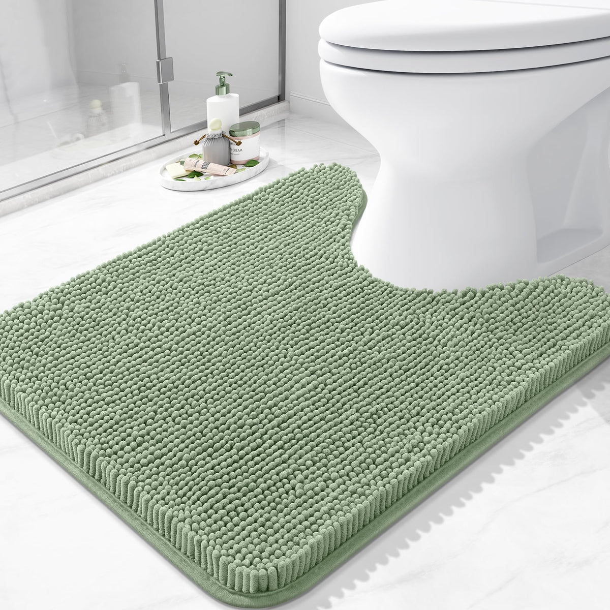 Arotive Bathroom Rugs 24x16, Soft Absorbent Shaggy Chenille Bath Rugs